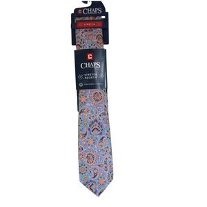 New 3.5" Multi-Color Paisley Tie Chaps Mens Stretch Necktie